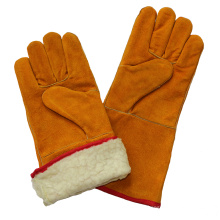 Boa Full Futter Sicherheit Winter Warm Schweißen Cut Resistant Handschuhe